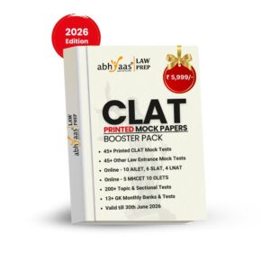 CLAT-2026 BOOSTER TEST SERIES (Printed)