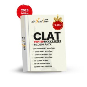 CLAT 2026 MEDIUM MOCK TEST SERIES (PRINTED)