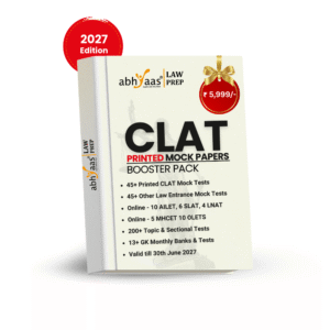 CLAT-2027 BOOSTER TEST SERIES (Printed)