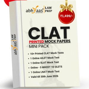 CLAT 2026 MINI MOCK TEST SERIES (PRINTED)