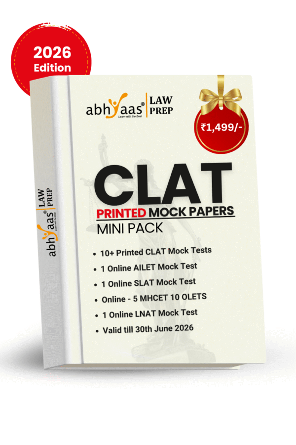 CLAT 2026 MINI MOCK TEST SERIES (PRINTED)