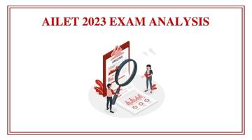 AILET 2023 Exam Analysis