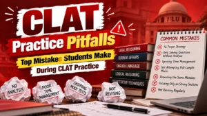 CLAT Practice Pitfalls : Top Mistakes Students Make During CLAT Practice