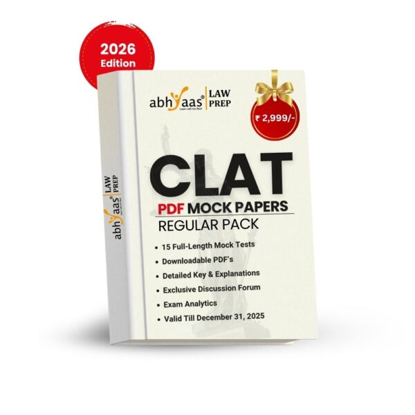 CLAT 2026 REGULAR MOCK PDF'S