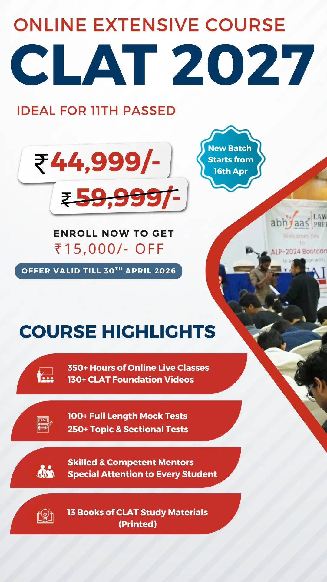 CLAT Online Extensive Course