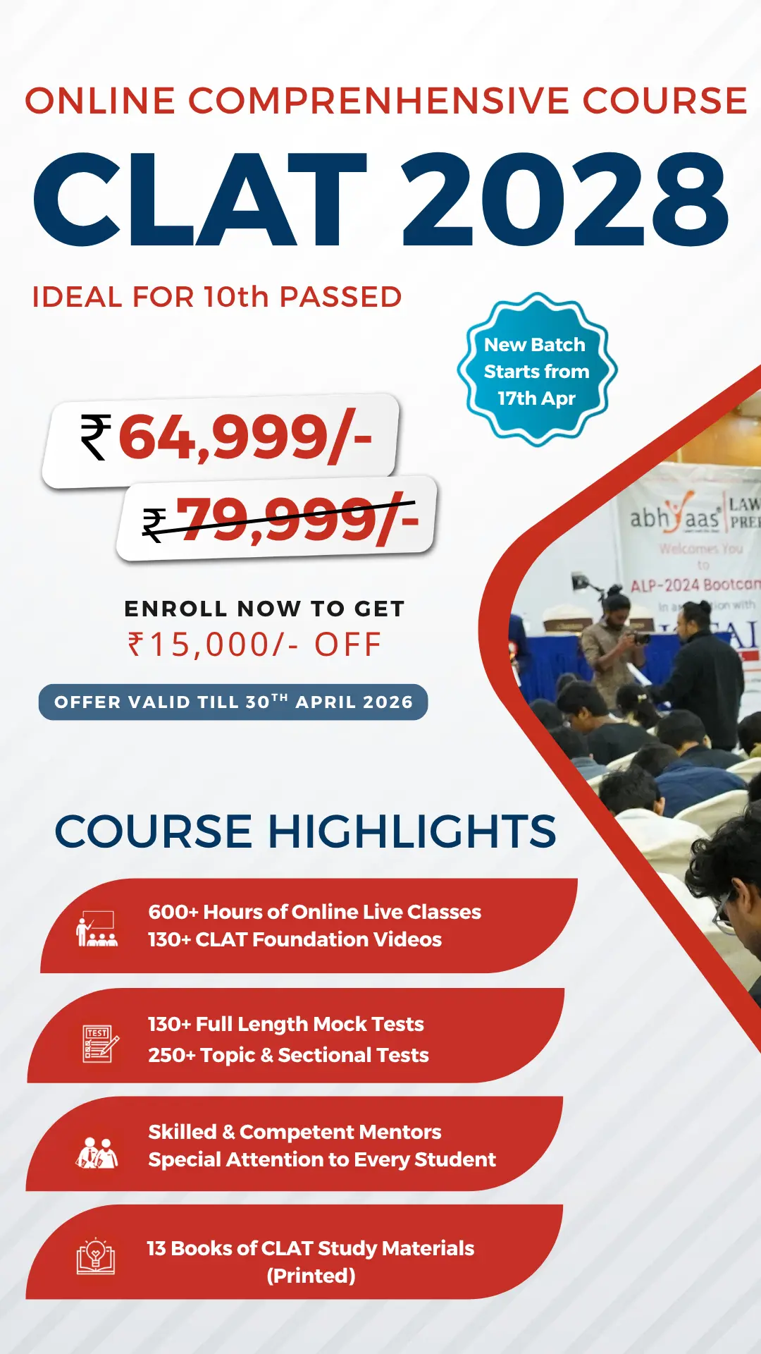 CLAT Online Comprehensive course